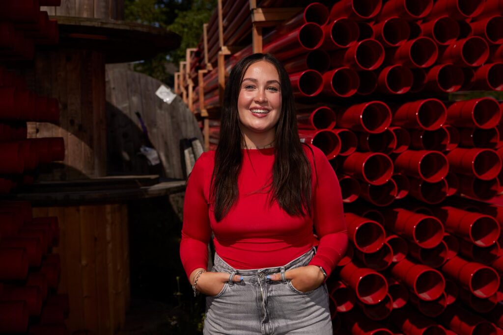 Werkstudentin Hannah Stadtwerke